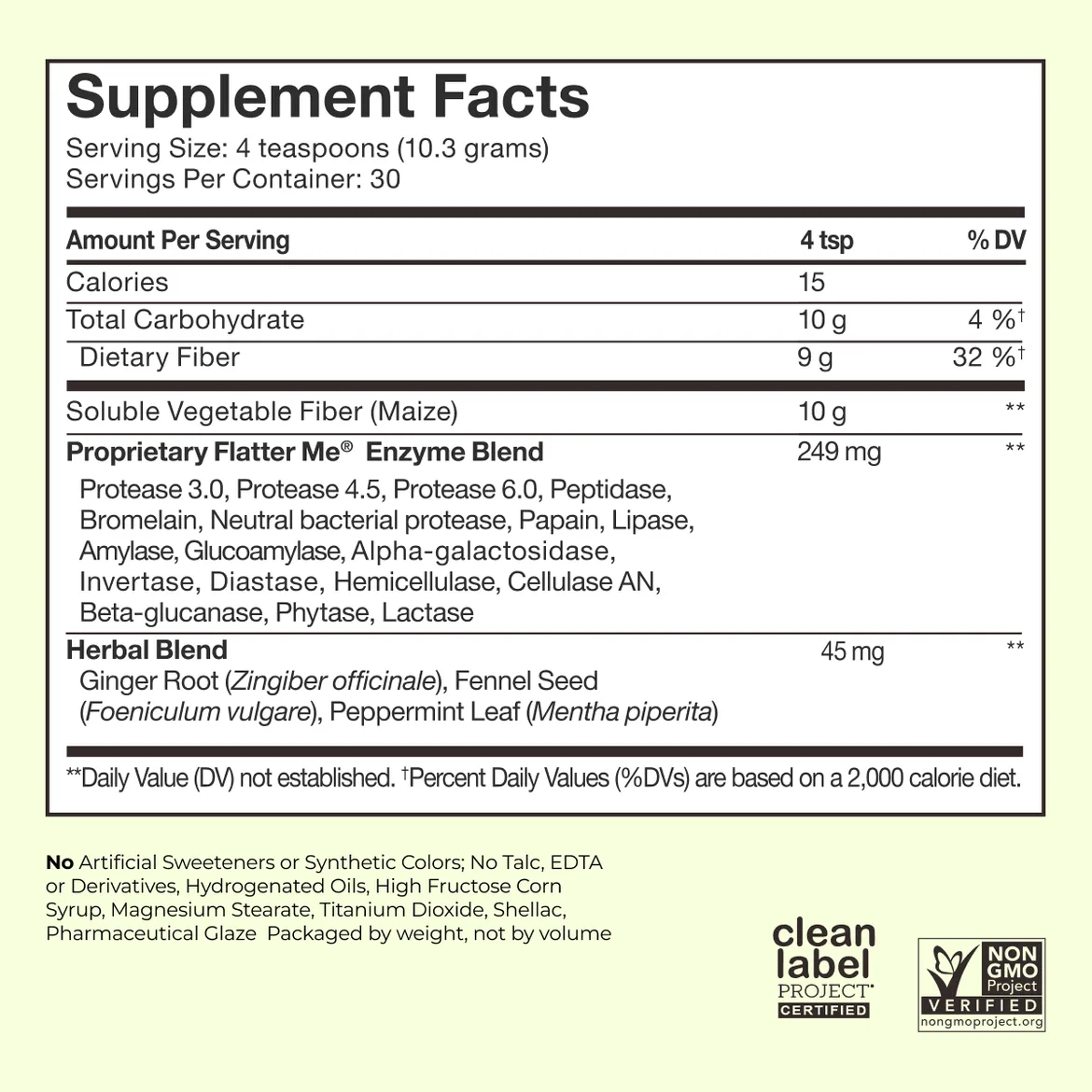 Flatter Me Fiber GLP‑1 Booster (30 servings)